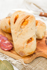bread with chourico