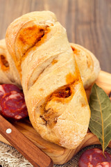 bread with chourico