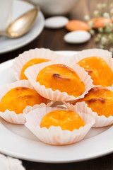 portuguese queijinhos de amendoa com ovos