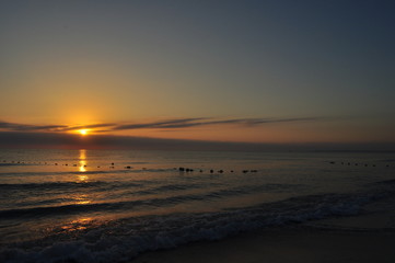 Sonnenaufgang am Strand