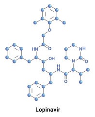 Lopinavir is an antiretroviral of the protease inhibitor class. It is used against HIV infections as a fixed dose combination with another protease inhibitor, ritonavir. It is bound to plasma proteins