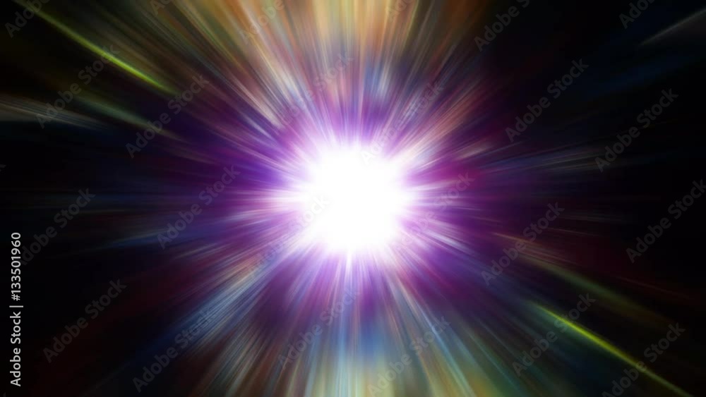 Canvas Prints Space 2211: Traveling through a wormhole in deep space (Loop).