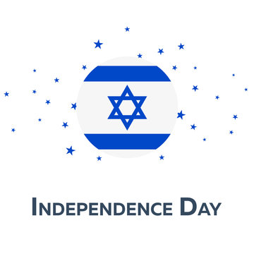 Independence day of Israel. Patriotic Banner. Vector illustration.