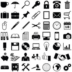 Business - Finance and Office icon collection - vector illustration
