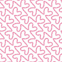 Romantic seamless pattern