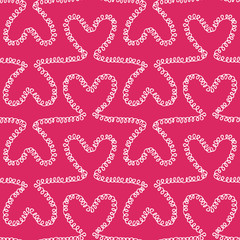 Romantic seamless pattern