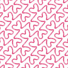 Romantic seamless pattern