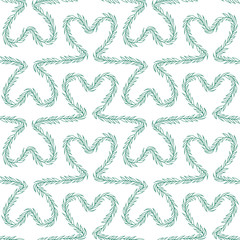 Romantic seamless pattern
