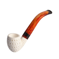 pipe for smoking tobacco isolated on white background