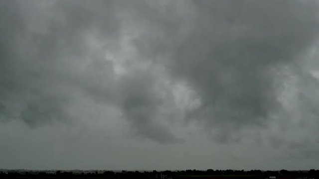 Swirling Low Clouds Mean Rain
