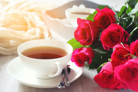 Valentine's Day: Romantic morning Tea  for two