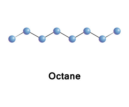 octane molecule structure