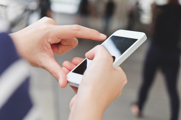 Social media life,Communication technology,People Using a Smart Phone 