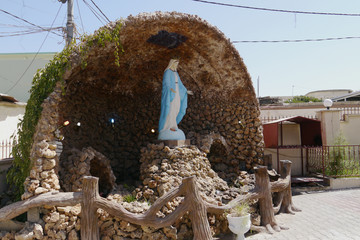 Holy Maria statue - christian church in northern Iraq