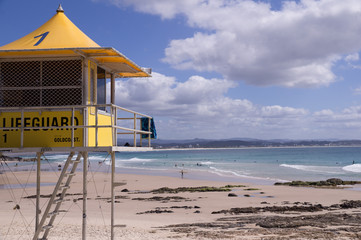 Fototapeta premium Lifeguard Tower on Beach