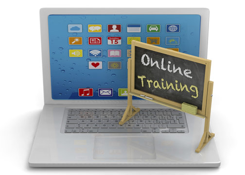 Online Training Concept - 3D