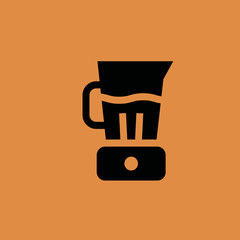 blender icon. flat design