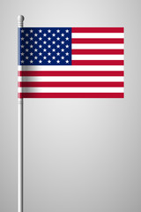 Flag of United States of America. American Flag. National Flag o