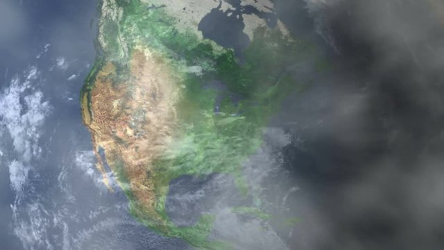 Seattle Zoom In - Zoom to geographic earth from space
