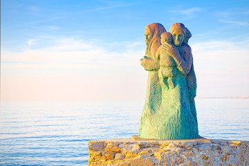 Viareggio coast, symbol of family and marriage