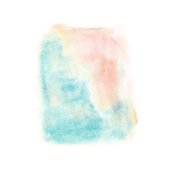 Watercolor background. Freehand painting.