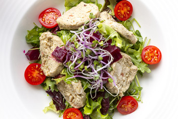 Fresh Salad Betroot Arugula Cherry