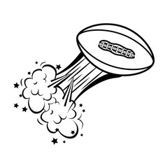 american football emblem icon vector illustration design