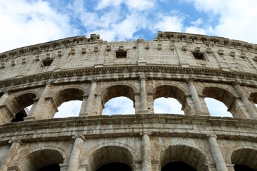 THE COLISEUM OF ROME , ITALY
