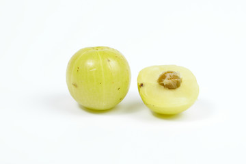 Phyllanthus emblica berry fruit.