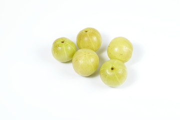 Phyllanthus emblica berry fruit.