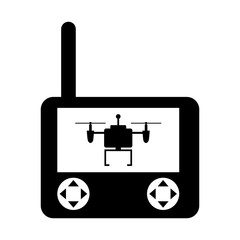 drone remote control isolated icon vector illustration design