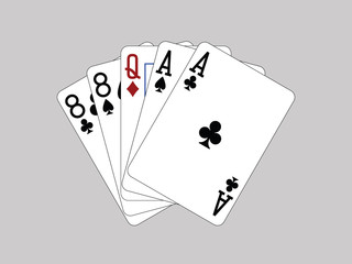 Playing Cards - Deadman Hand