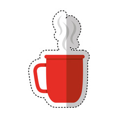 coffee cup drink isolated icon vector illustration design