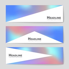 Naklejka premium Abstract vector layout background set. For art template design, list, page, mockup brochure theme style, banner, idea, cover, booklet, print, flyer, book, blank, card, ad, sign, sheet,, a4.