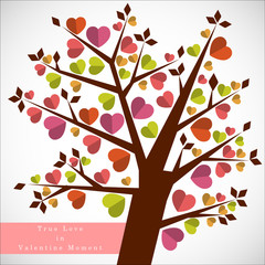 Obraz premium Abstract background of Valentine's day. Background Template. Vector and Illustration, EPS 10.