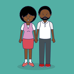 Fototapeta premium multicultural people avatars icon vector illustration design