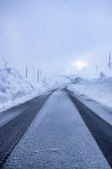 Obraz premium Winter in Sicily and landscape 