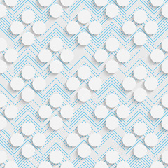 Seamless Circle Pattern. Vector Abstract Modern Design