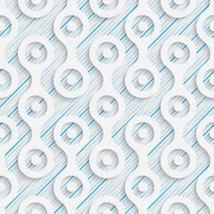 Seamless Damask Pattern. Vector Abstract Modern Design