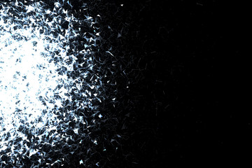 Modern Plexus in Motion. Nice 3D Rendering
