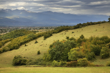 Landscape near Ikalto (Iqalto). Kakheti. Georgia