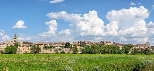 Fototapeta na wymiar Bevagna (Umbria) high definition panoramic