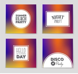 Obraz premium Abstract vector layout background set. For art template design, list, page, mockup brochure theme style, banner, idea, cover, booklet, print, flyer, book, blank, card, ad, sign, sheet,, a4.