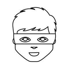 hacker avatar character isolated icon vector illustration design