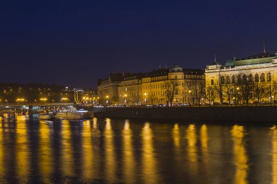 Vitava river in Praga
