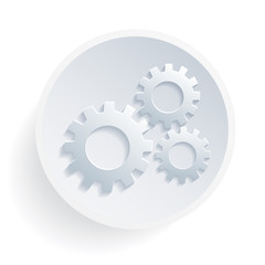 Settings icon with cogs