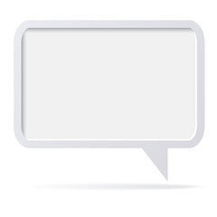 Stylish Speech Bubble