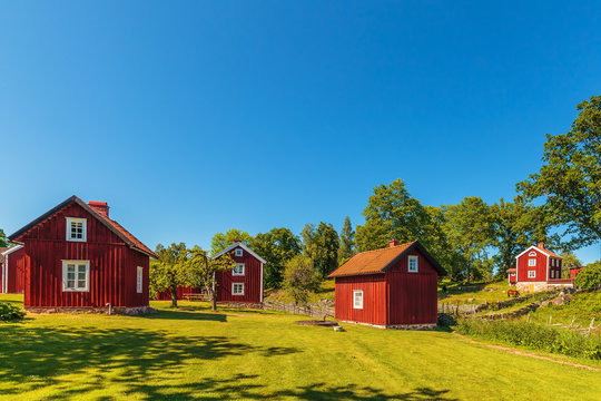 Historic village in Sweden