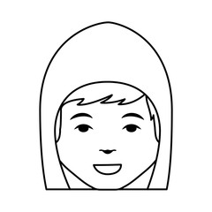 young man avatar character vector illustration design