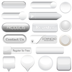 Web buttons for website or app